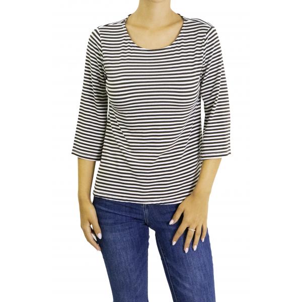 maglia a righe con manica 3/4